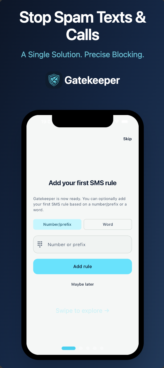Gatekeeper app screenshot 1